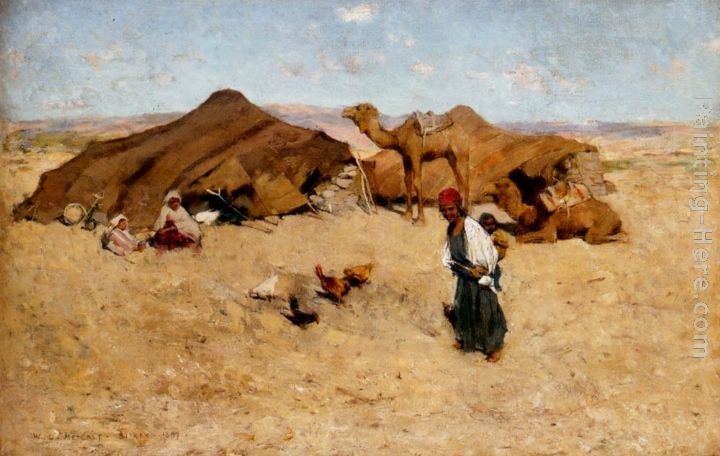 Willard Leroy Metcalf Arab encampment, Biskra